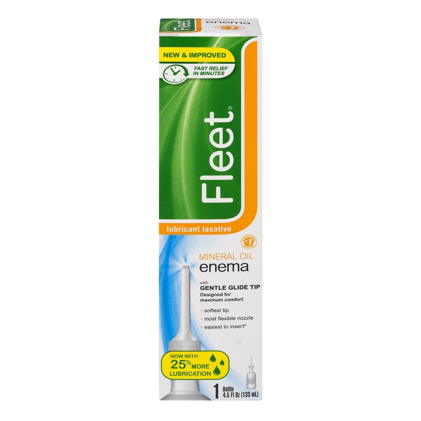 Fleet Laxative Mineral Oil Enema For Constipation, 4.5 Fl Oz Bottle