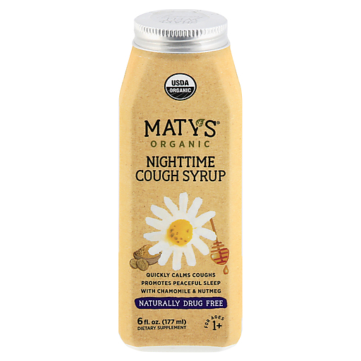 Maty's Organic Nighttime Cough Syrup - 6 Fl Oz