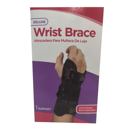 Leader Health Care Wrist Brace, Deluxe, Right, Small/Medium