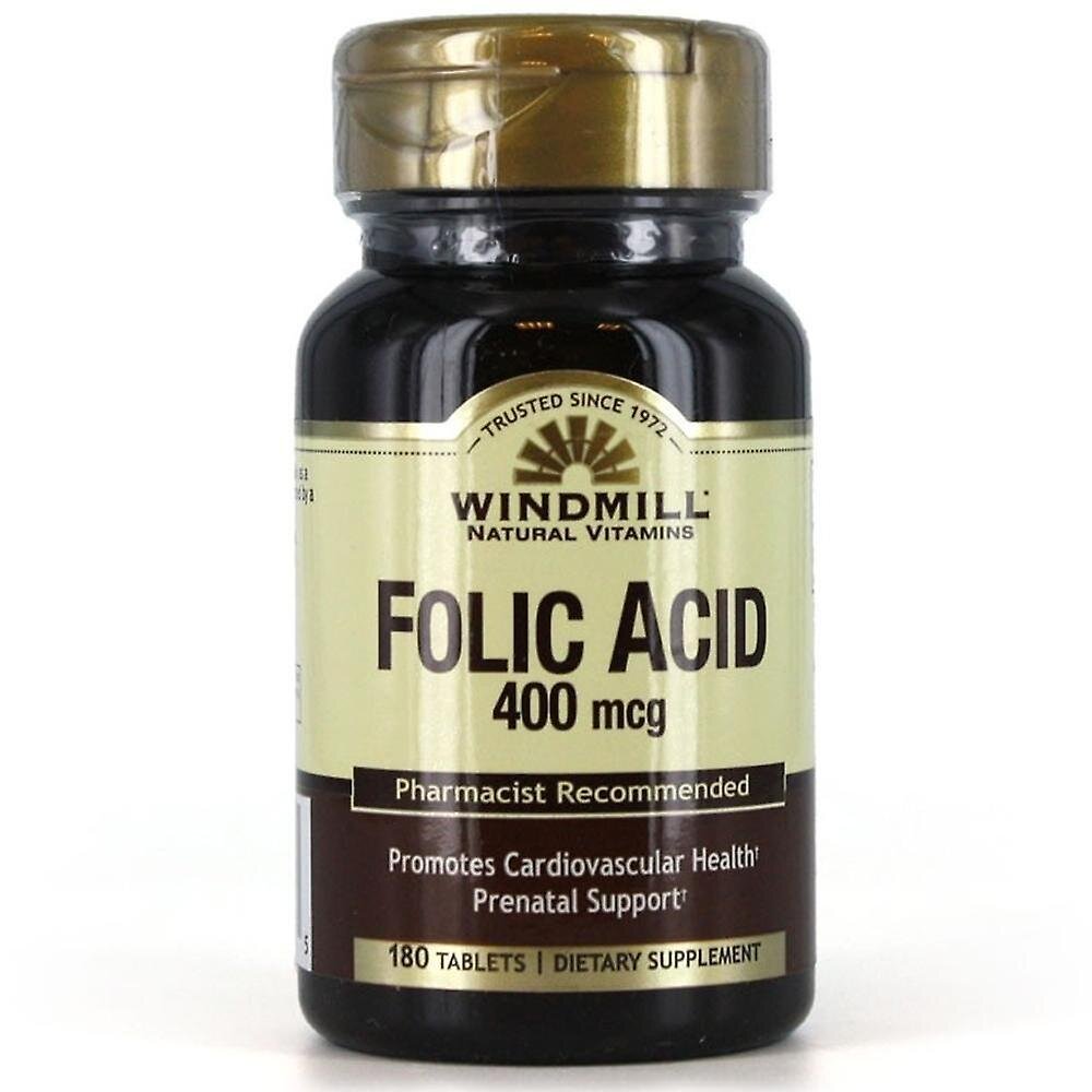 Windmill Folic Acid 400 Mcg - 180 Tablets