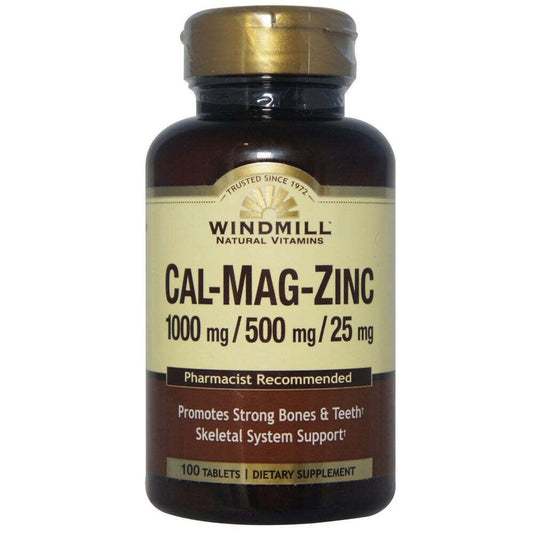 Windmill Calcium, Magnesium And Zinc, Tablets