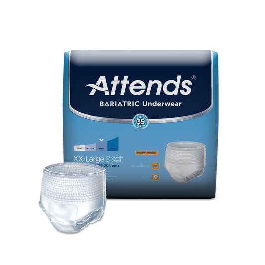 Attends Bariatric Underwear, Heavy Absorbency