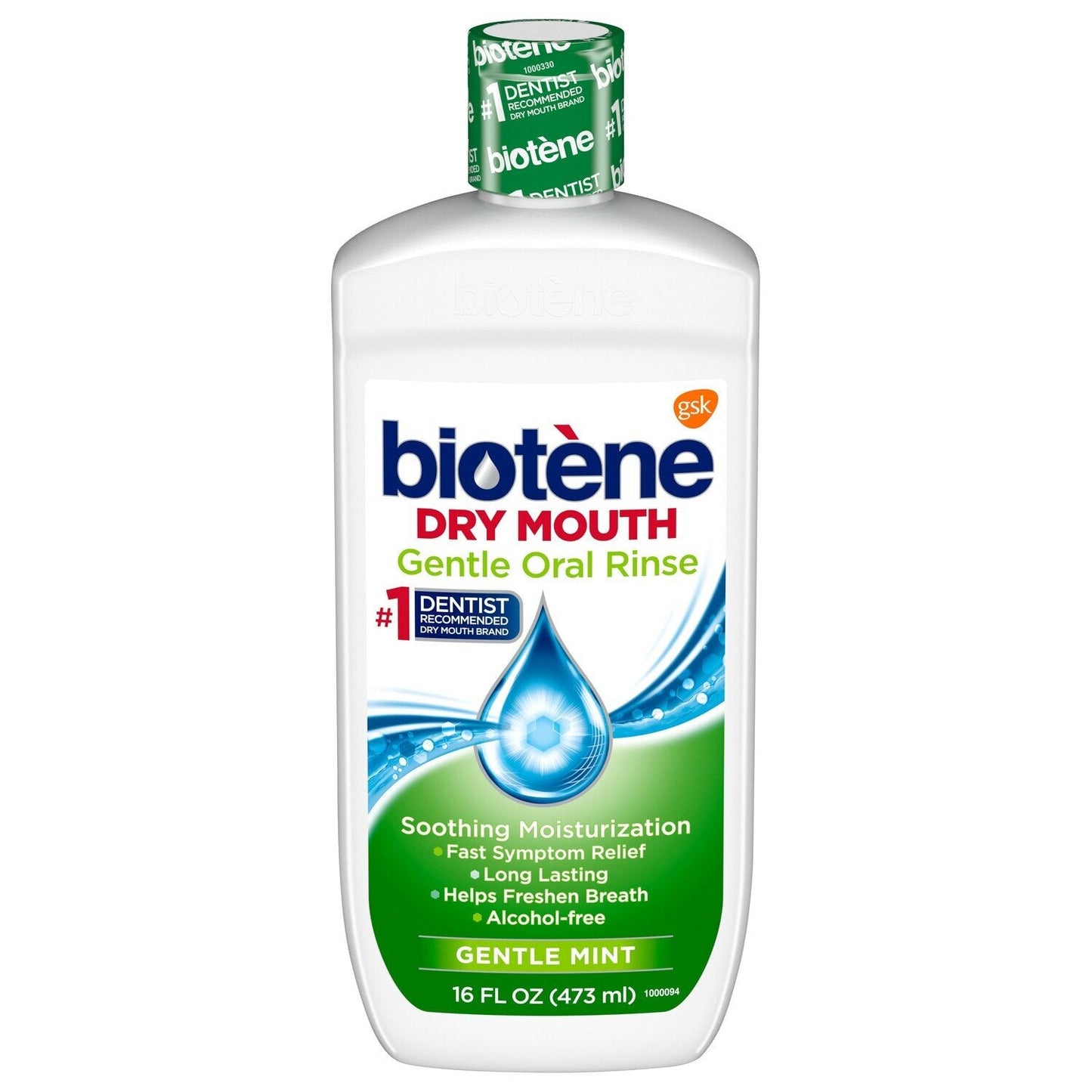 Biotene Dry Mouth Mild Mint Gentle Oral Rinse 16 Fl Oz