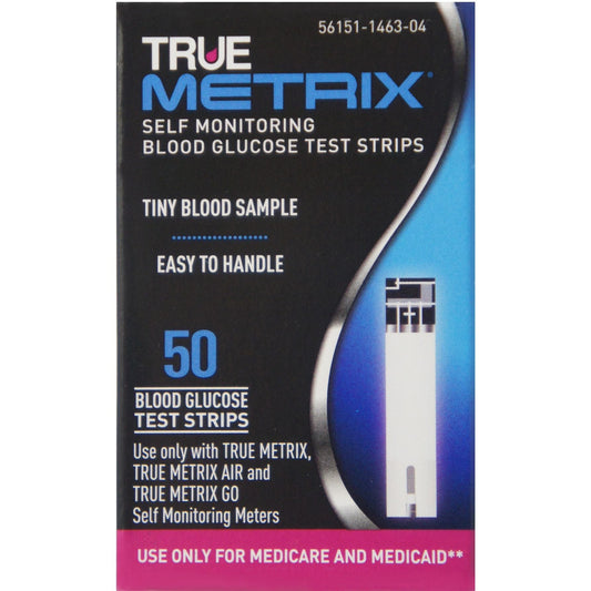 True Metrix Blood Glucose Test Strips