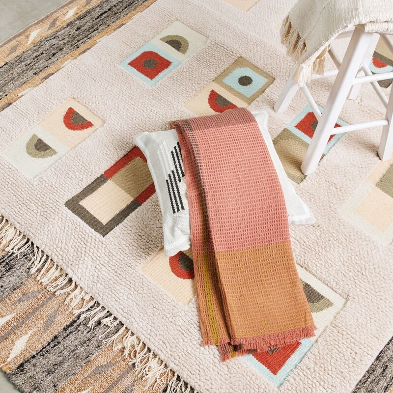 Cocoon Merino Waffle Handloom Throw