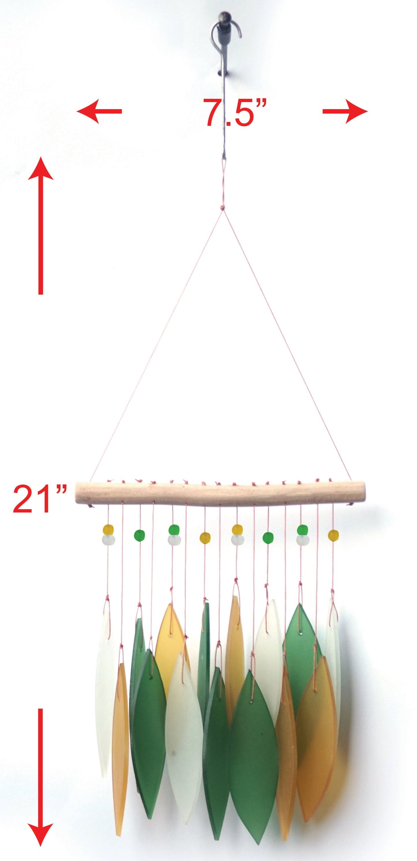 Featherline, Margarita Sea Glass Wind Chime