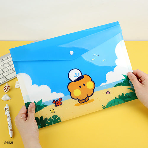 BTS x BT21 Minini Pp File Pocket A4 Vacance