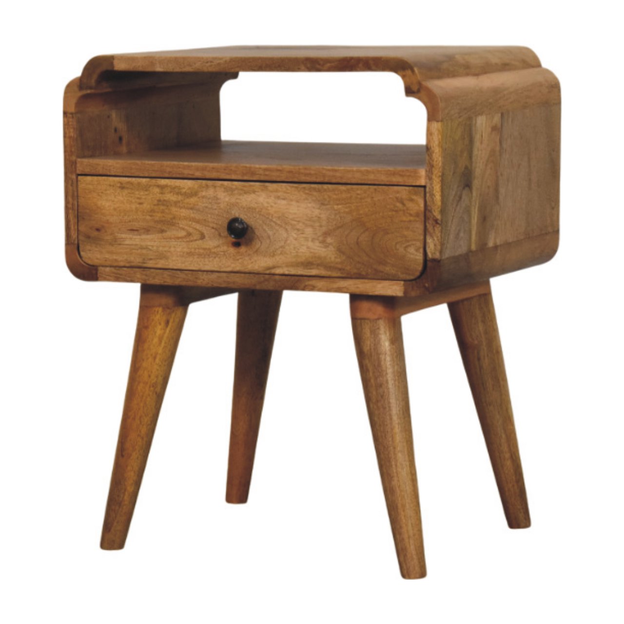 Solid Wood Newton Oak-ish Nightstand