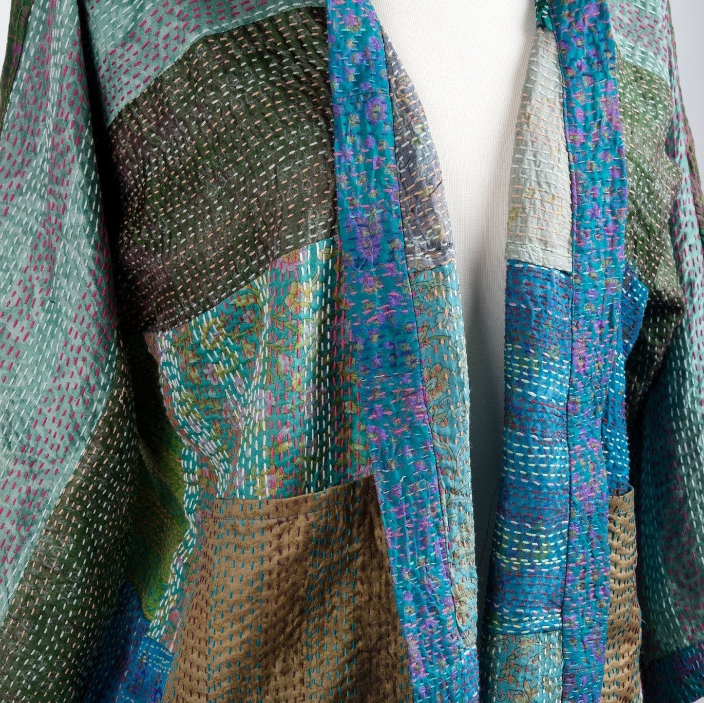 Patchwork Sari Topper
