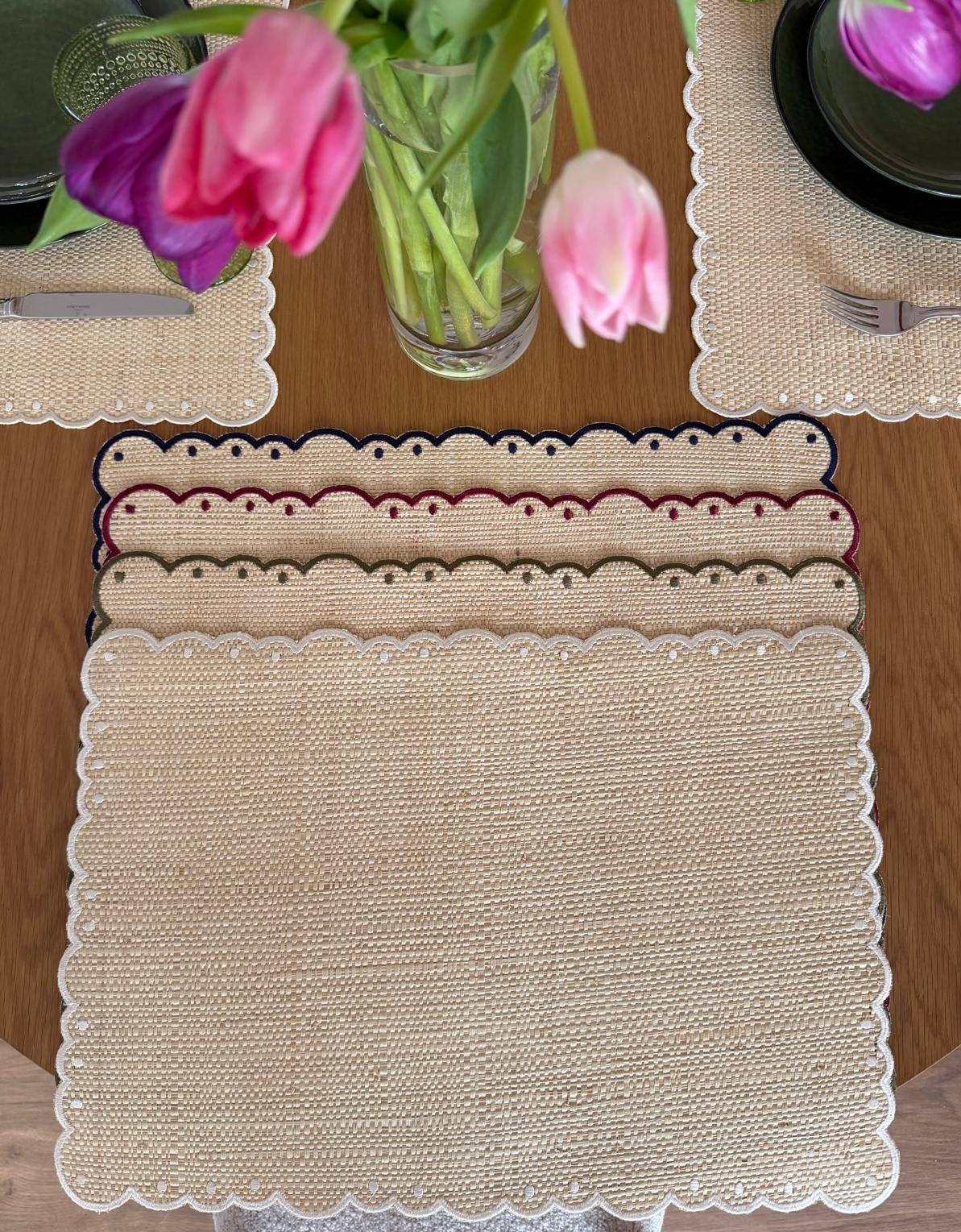 Square Polka Dot Buriti Placemat