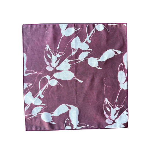 S/4 Porto Print in Aubergine Napkin