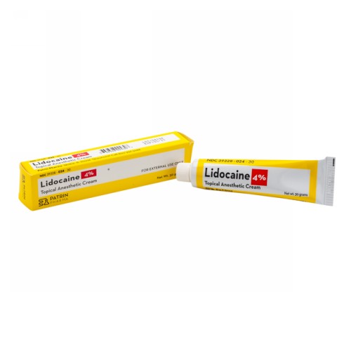 Patrin Lidocaine 4% Topical Antiseptic Cream, 30 Grams