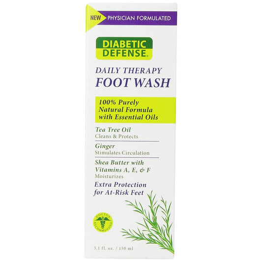 Pedifix Diabetic Defense Daily Therapy Foot Wash, 5.1Oz