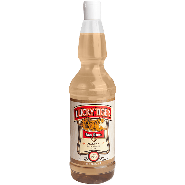 Lucky Tiger Barber Shop After Shave Bay Rum 16 oz