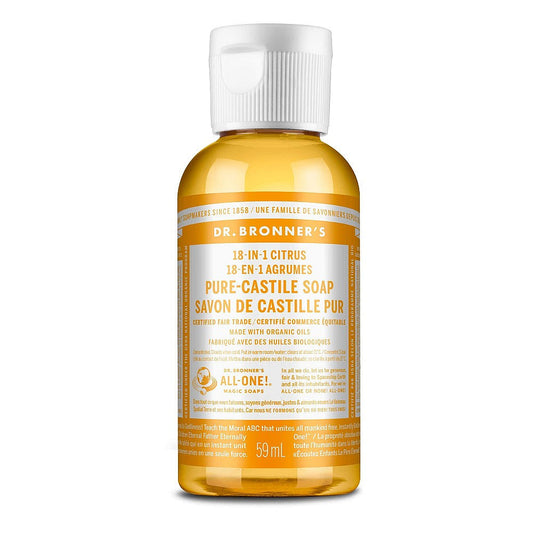 Dr. Bronner's Pure Castile Soap Liquid Organic Citrus Orange