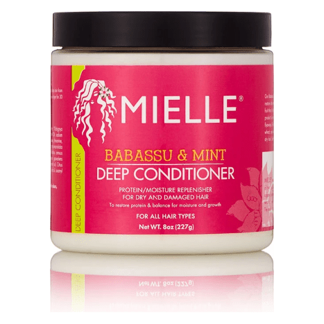 Mielle Organics Babassu Oil and Mint Deep Conditioner, 8 Oz
