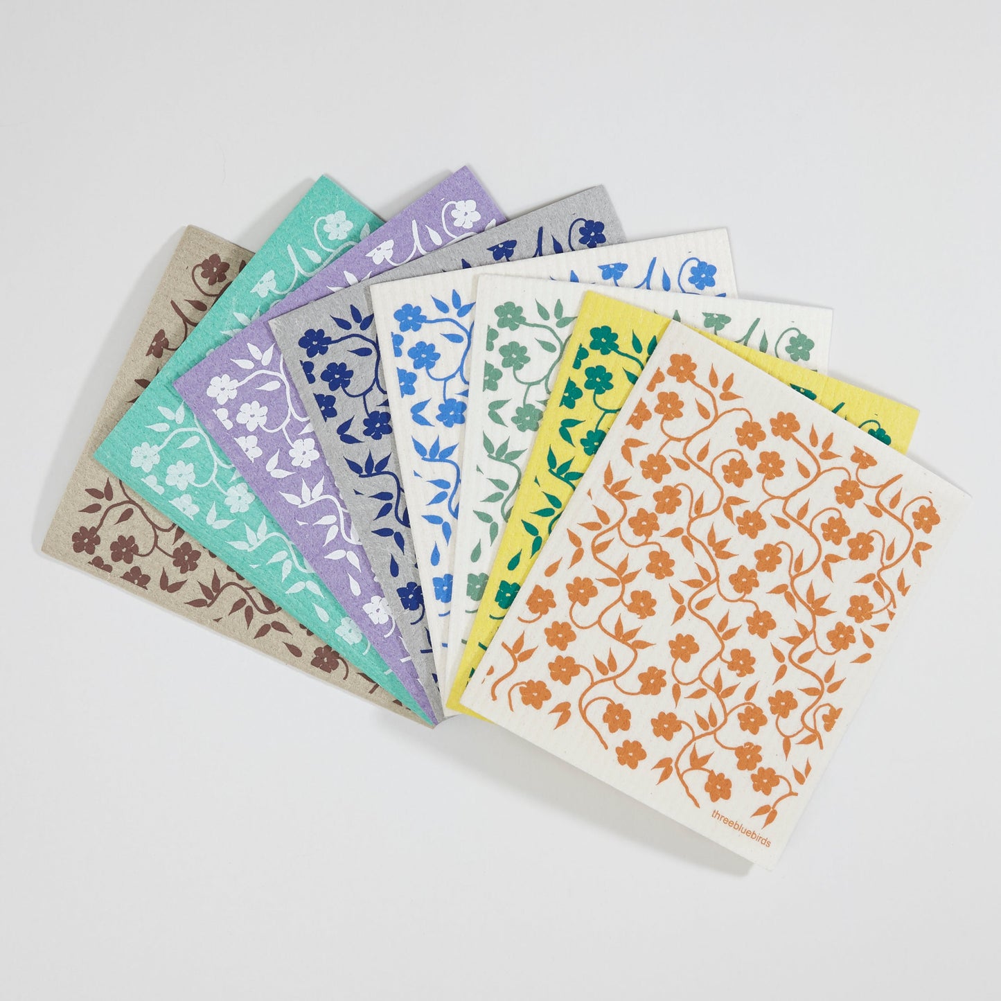 Fine Vines Bundle (8 Swedish dishcloths)