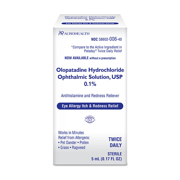 Aurohealth Olopatadine Hydrochloride Ophthalmic Solution USP 0.1%