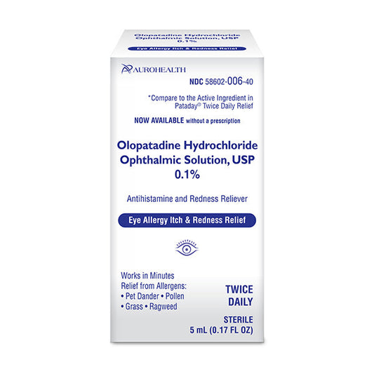 Aurohealth Olopatadine Hydrochloride Ophthalmic Solution USP 0.1%