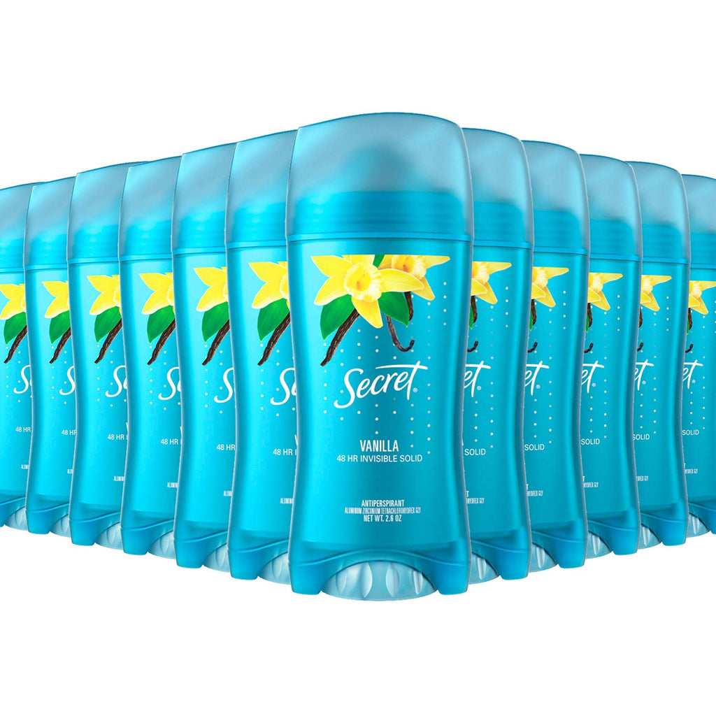 Secret Antiperspirant And Deodorant Invisible Solid Cozy Vanilla - Osadia Concept Store