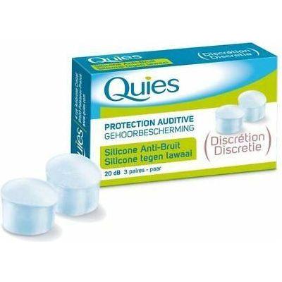 Quies Protection Auditive Earplugs (Discreet) 3 Pairs