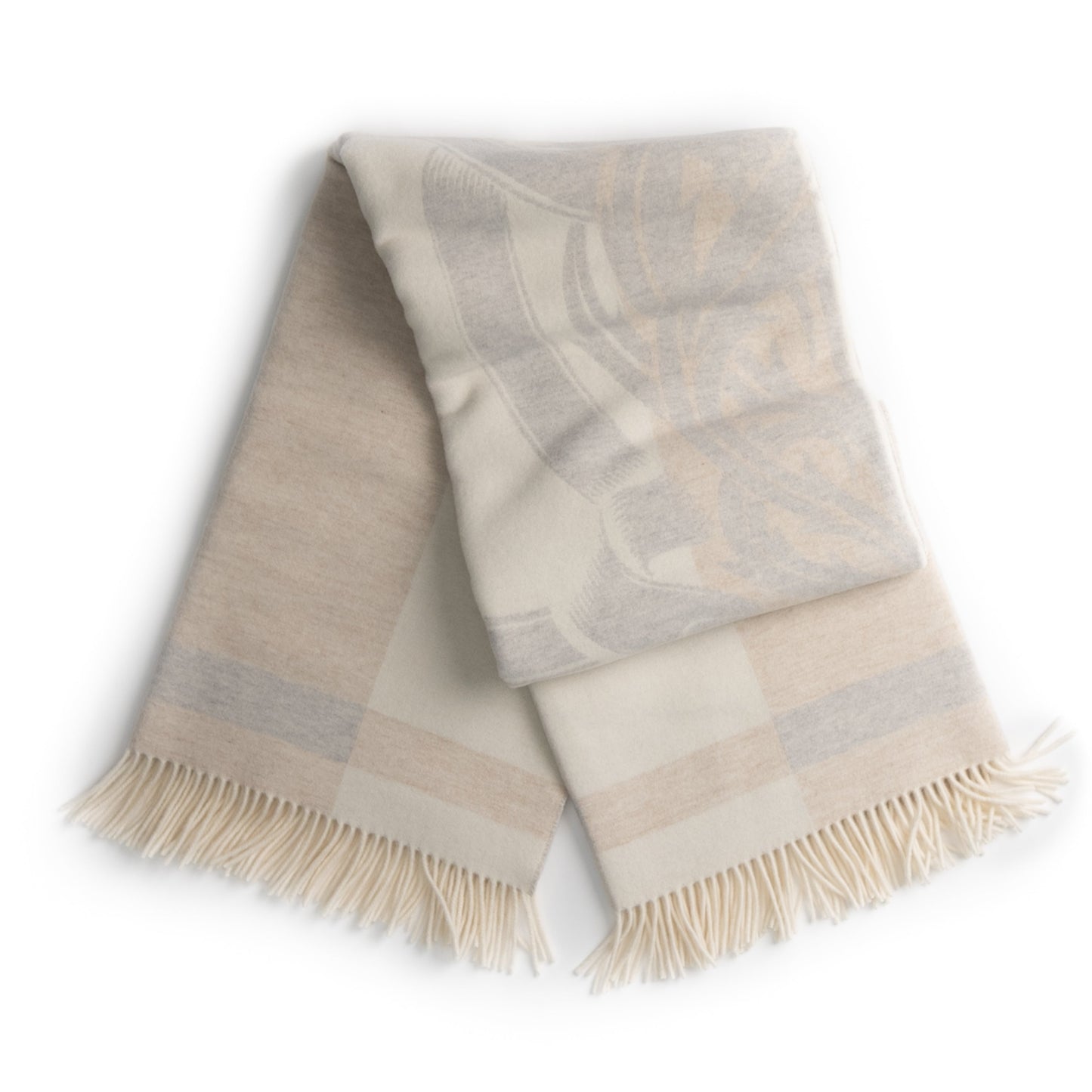 Thistle Reign Reversible Throw – Extra-Fine Italian Merino Wool | 56" x 72" - Osadia Concept Store