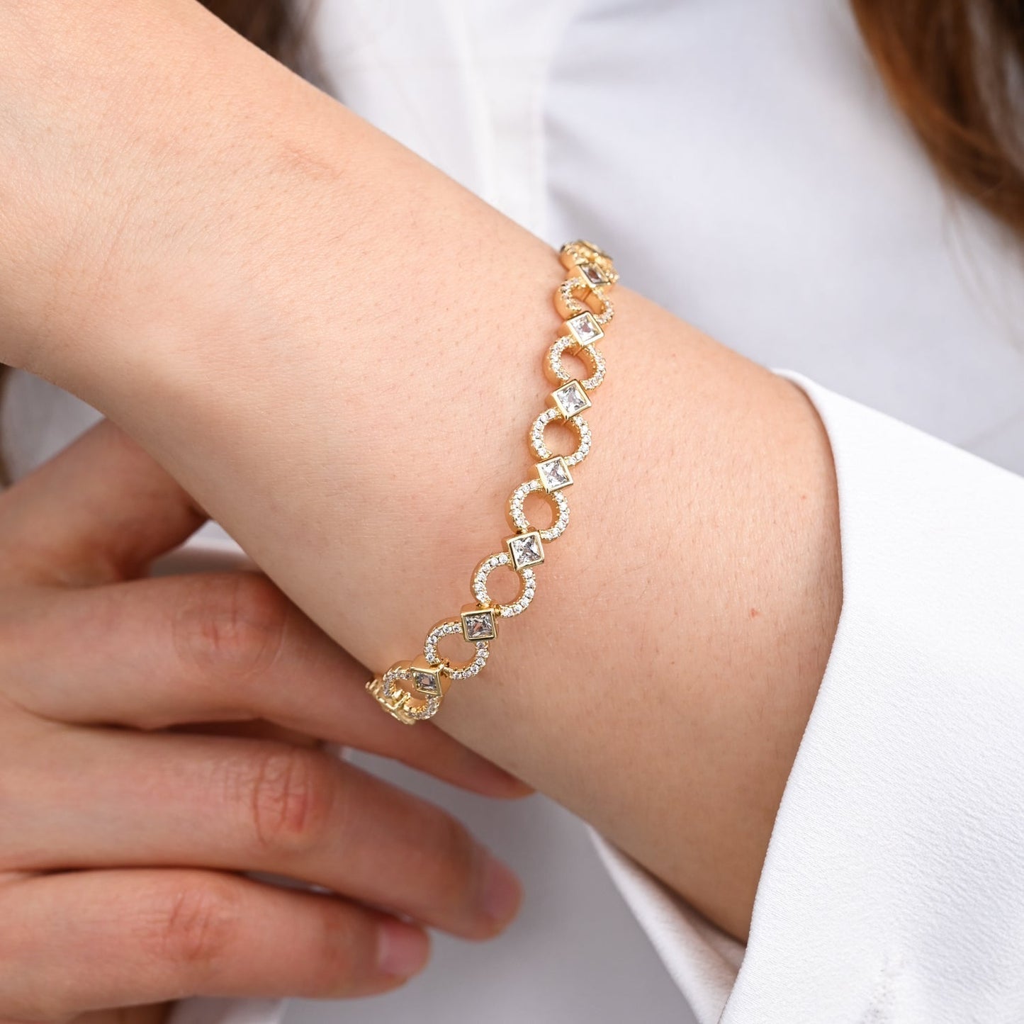 Gilded Halo Bracelet