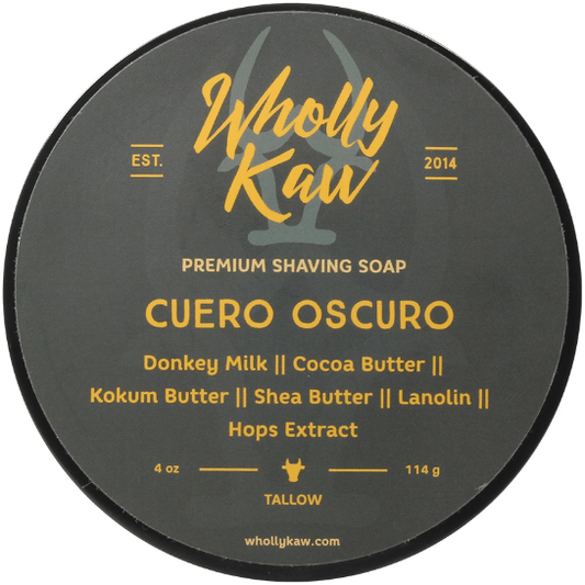 Wholly Kaw Cuero Oscuro Shaving Collection