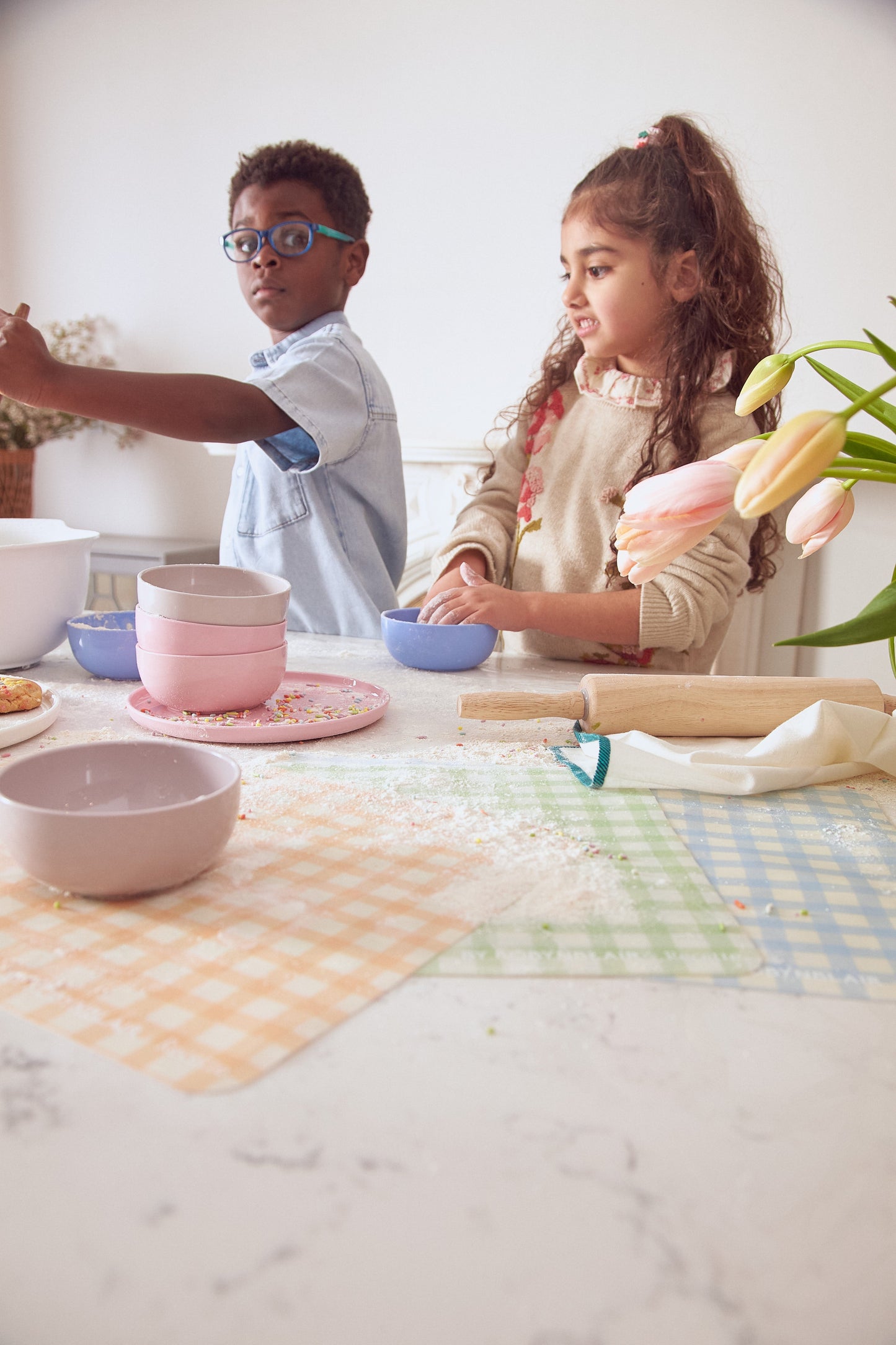 2 Placemats | Green Gingham |  by robynblair x Recette