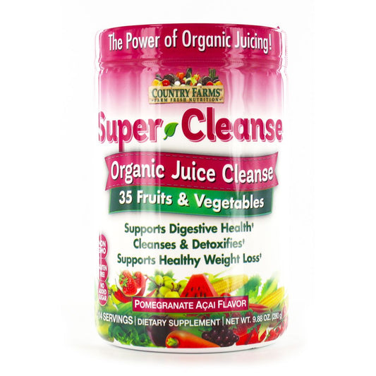 Country Farms Organic Super Juice Cleanse, 280 Grams