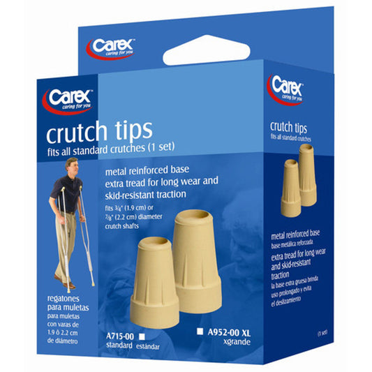 Carex Extra Large Crutch Tips