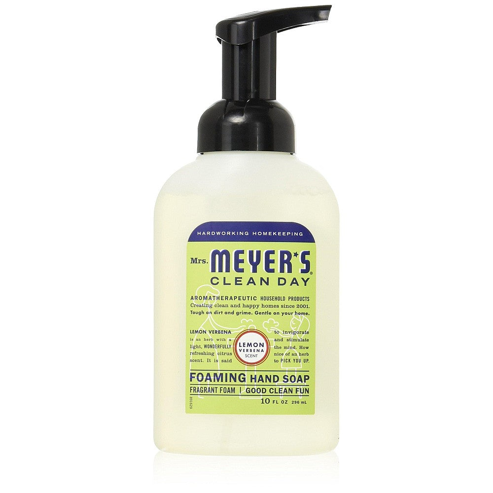 Mrs. Meyer's Clean Day Foaming Hand Soap, Lemon Verbena Scent, 10 Fl Oz