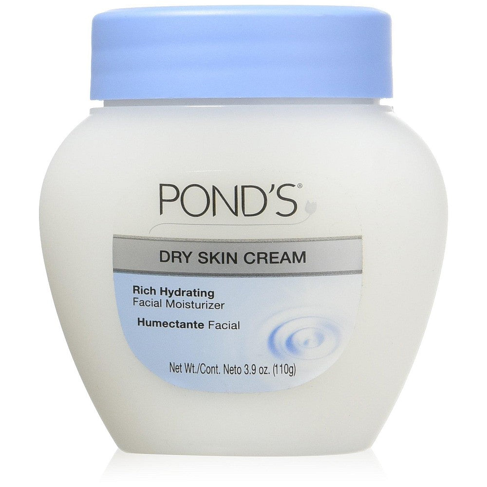 Pond's Dry Skin Cream Facial Moisturizer 3.9 Oz. Jar