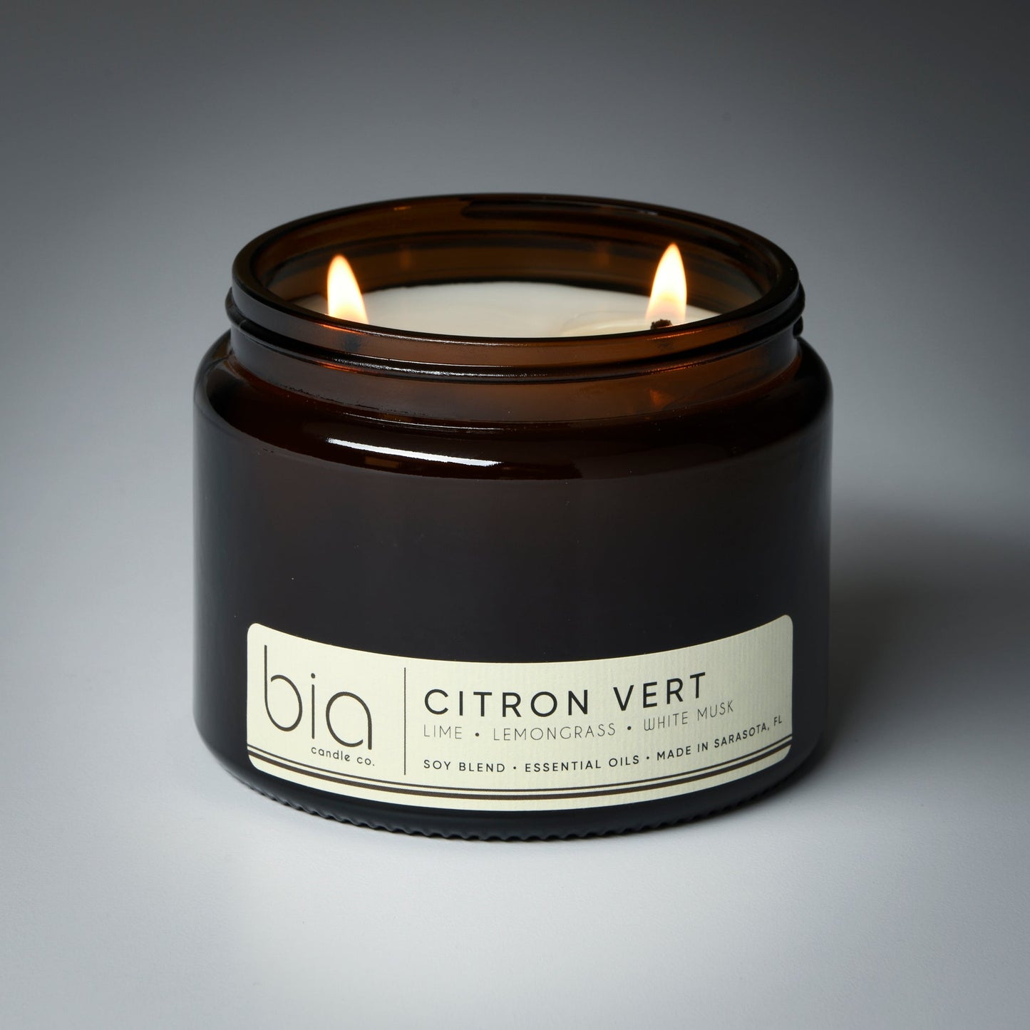 Citron Vert Soy Blend Candle — Lemon, Lemongrass & Bergamot