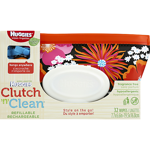 Huggies Clutch/Clean Wipes Frg/F