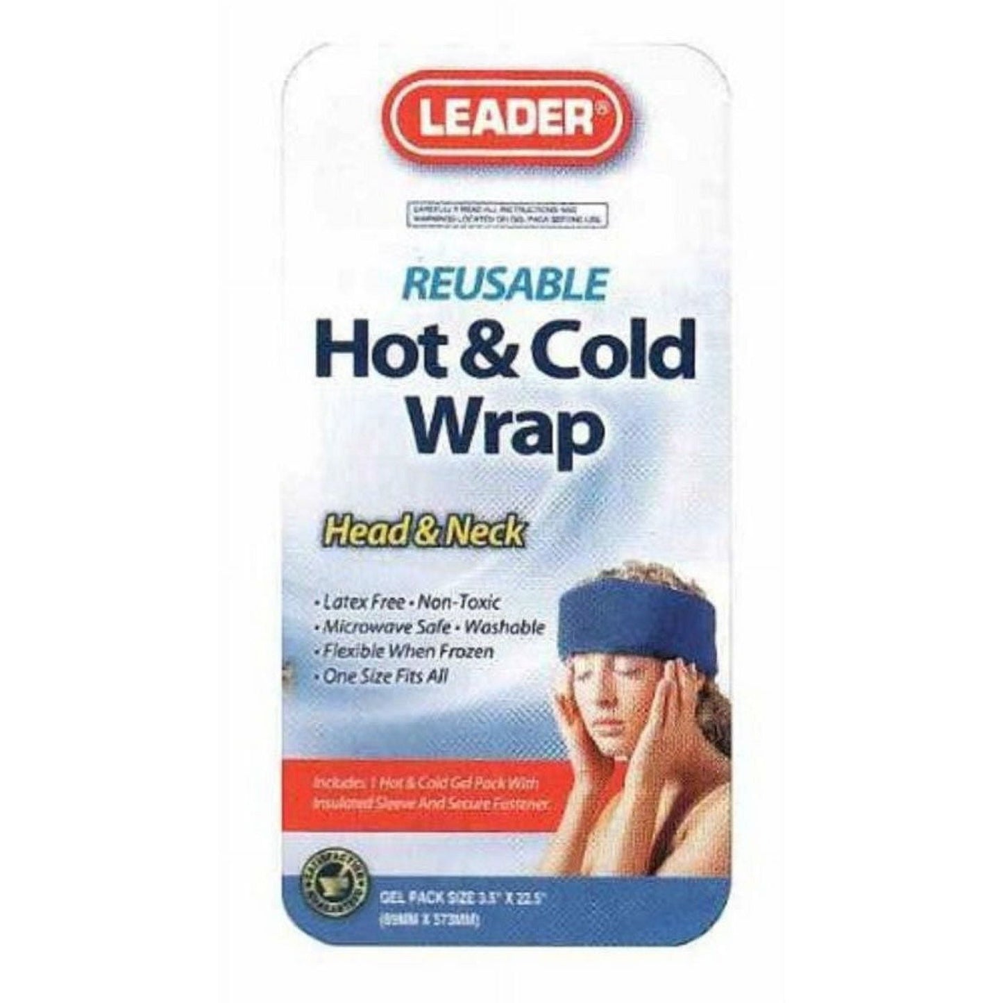 Leader Hot & Cold Wrap, Head & Neck, Reusable