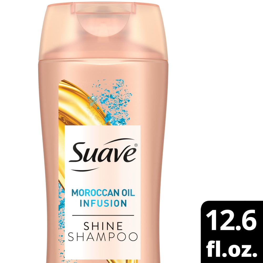 Suave Professionals Shine Shampoo Moroccan Oil Infusion, 12.6 Oz