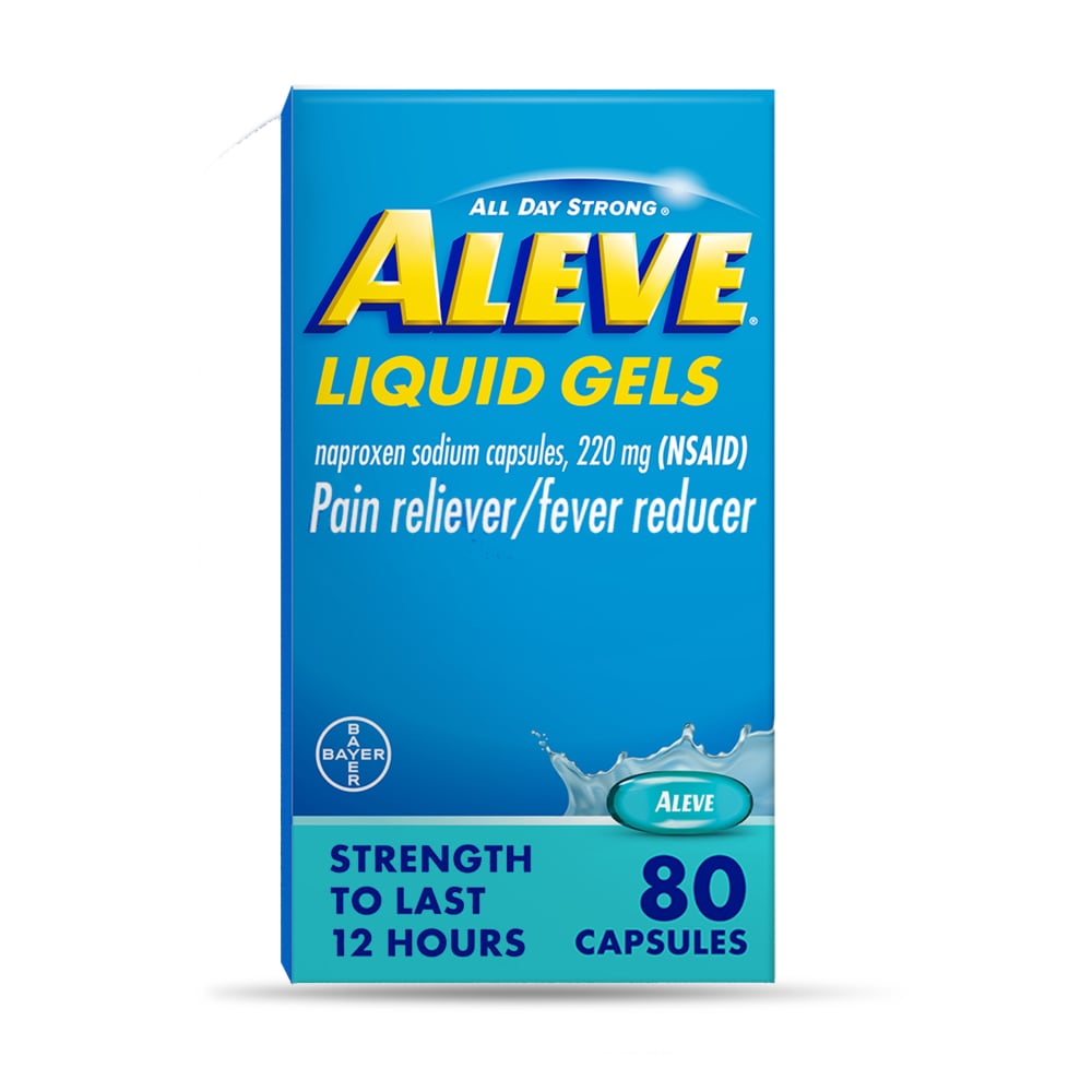 Aleve Pain Reliever/Fever Reducer, 220 Mg, Liquid Gels, Capsules