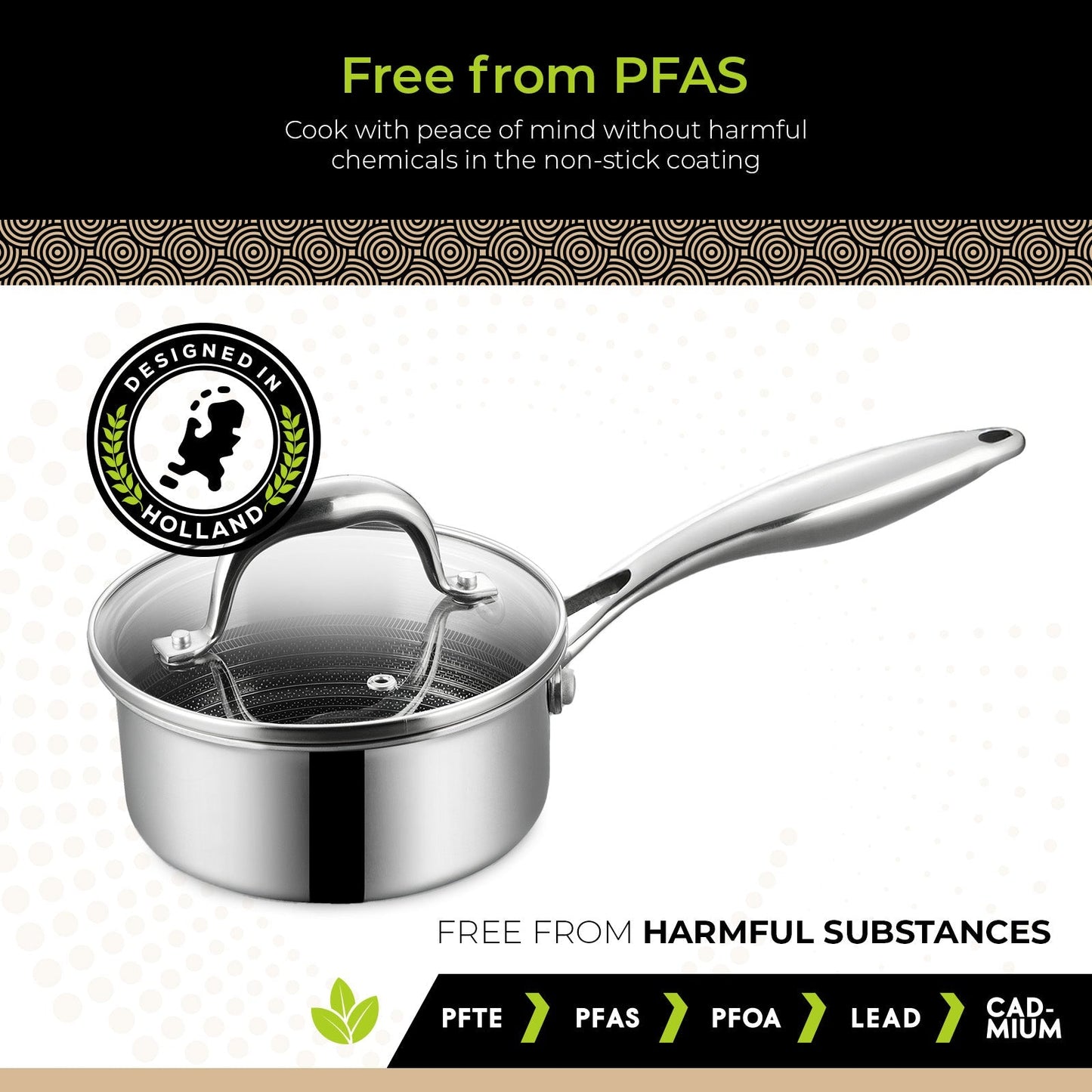 BE | LIVING CIRCLAD Series Sauce Pans with Lid