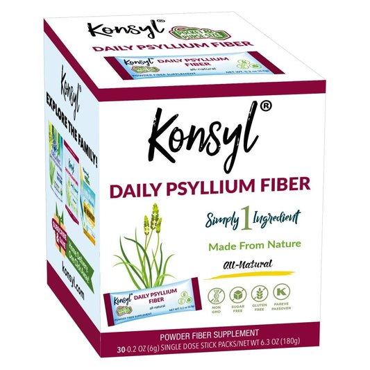 Konsyl Daily Psyllium Fiber Stick Packs