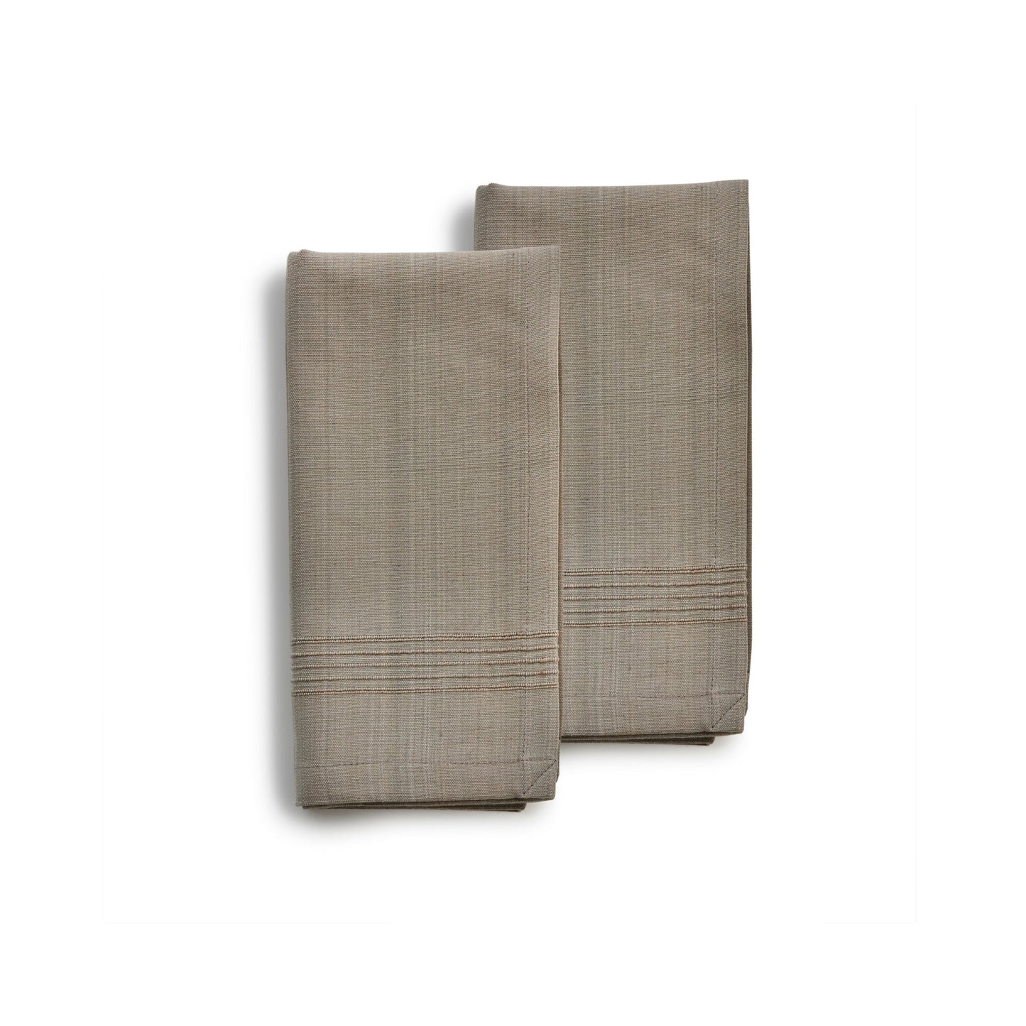 ECOLOOM Handwoven Cotton Napkins – Set of 2. Cotton – Fair Trade – Artisan Made