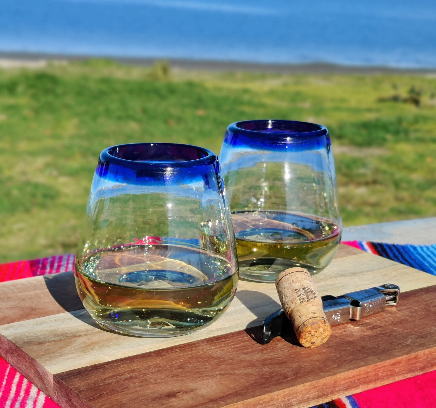 Stemless Wine Glasses - Set of 6