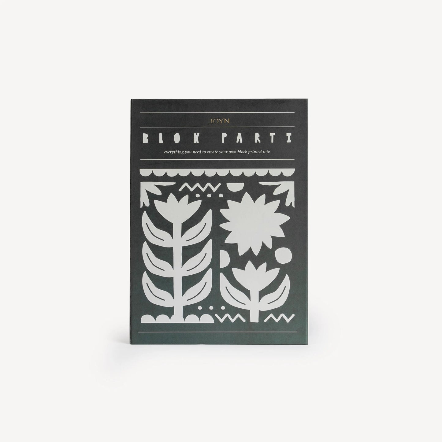 Block Printing Kit - Tulip Print Tote Bag