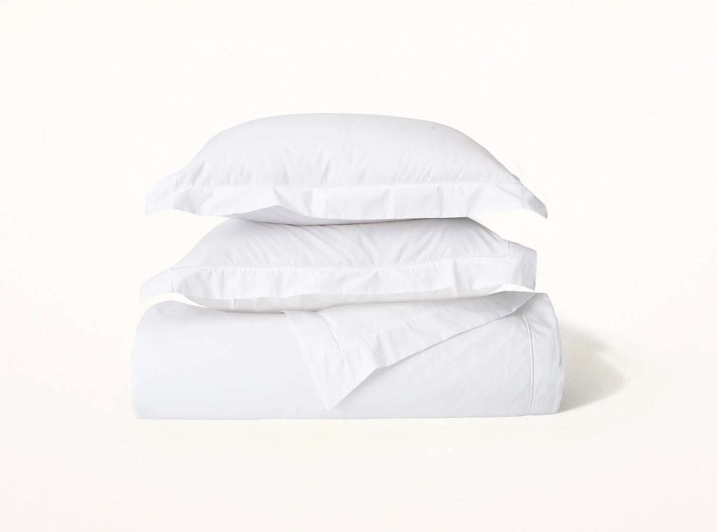 Classic Percale Embroidered Duvet Cover