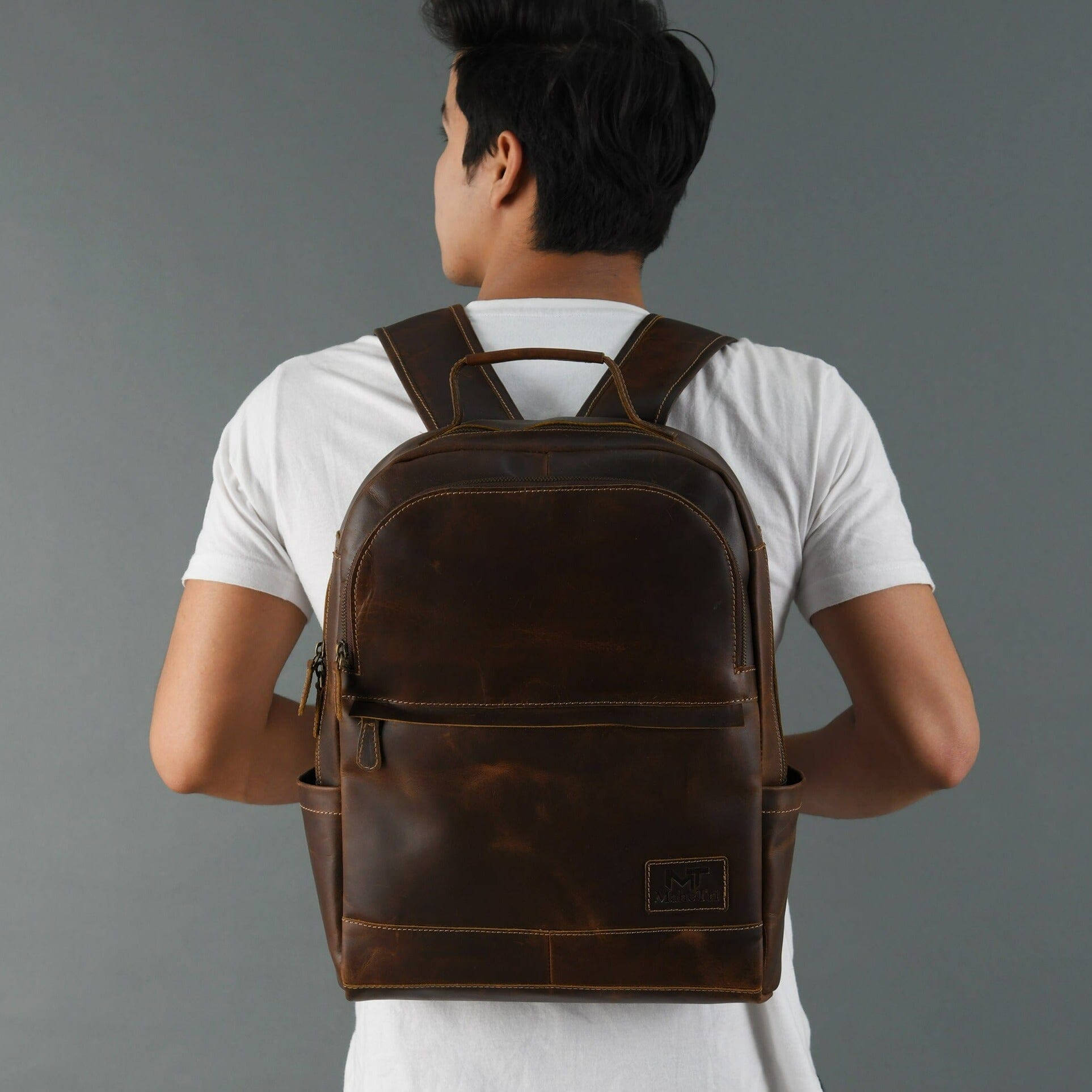 MaheTri Cambridge Unisex Buffalo Leather Backpack - Osadia Concept Store