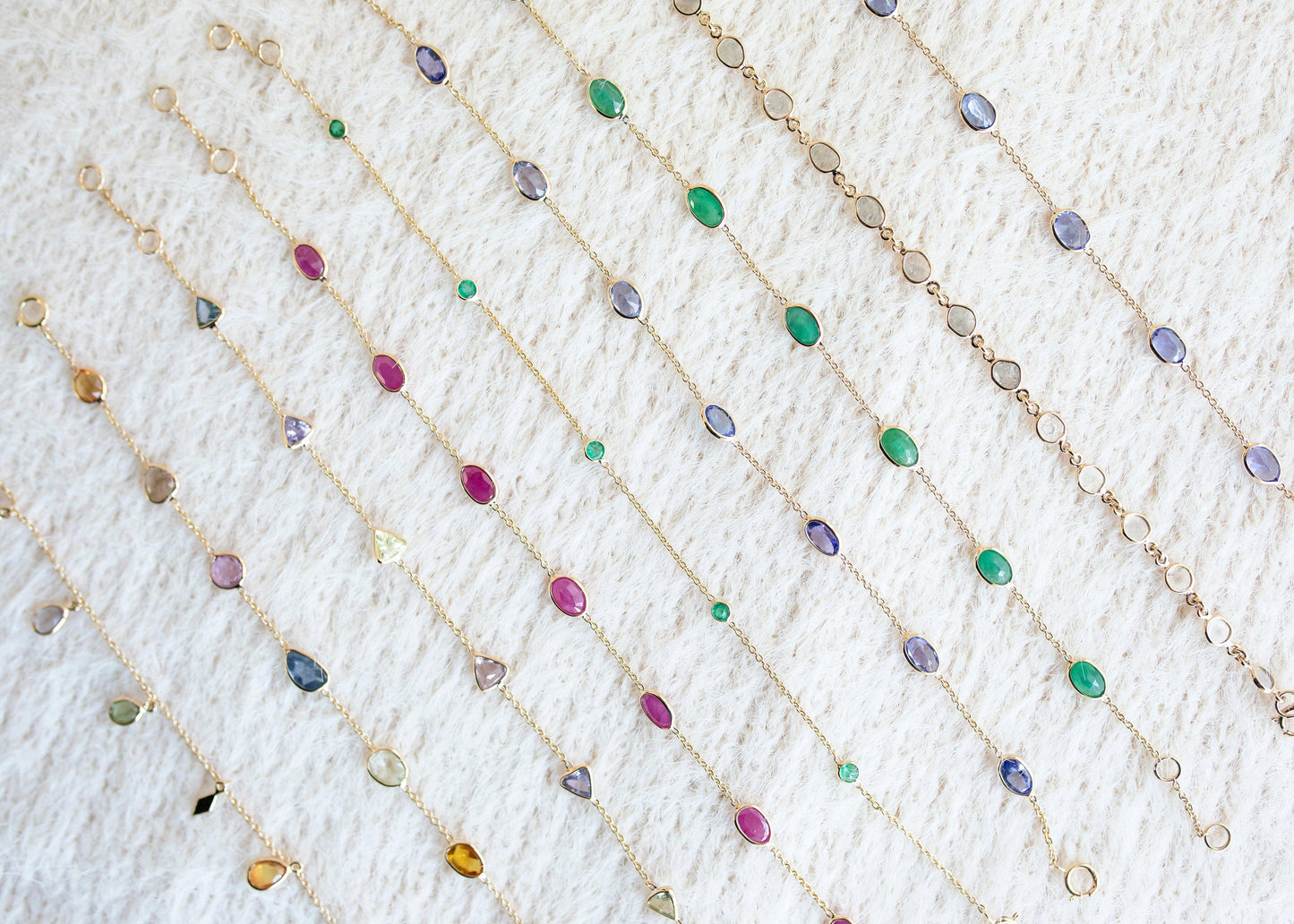 Lunar Glow Solid Gold 14k Bracelet