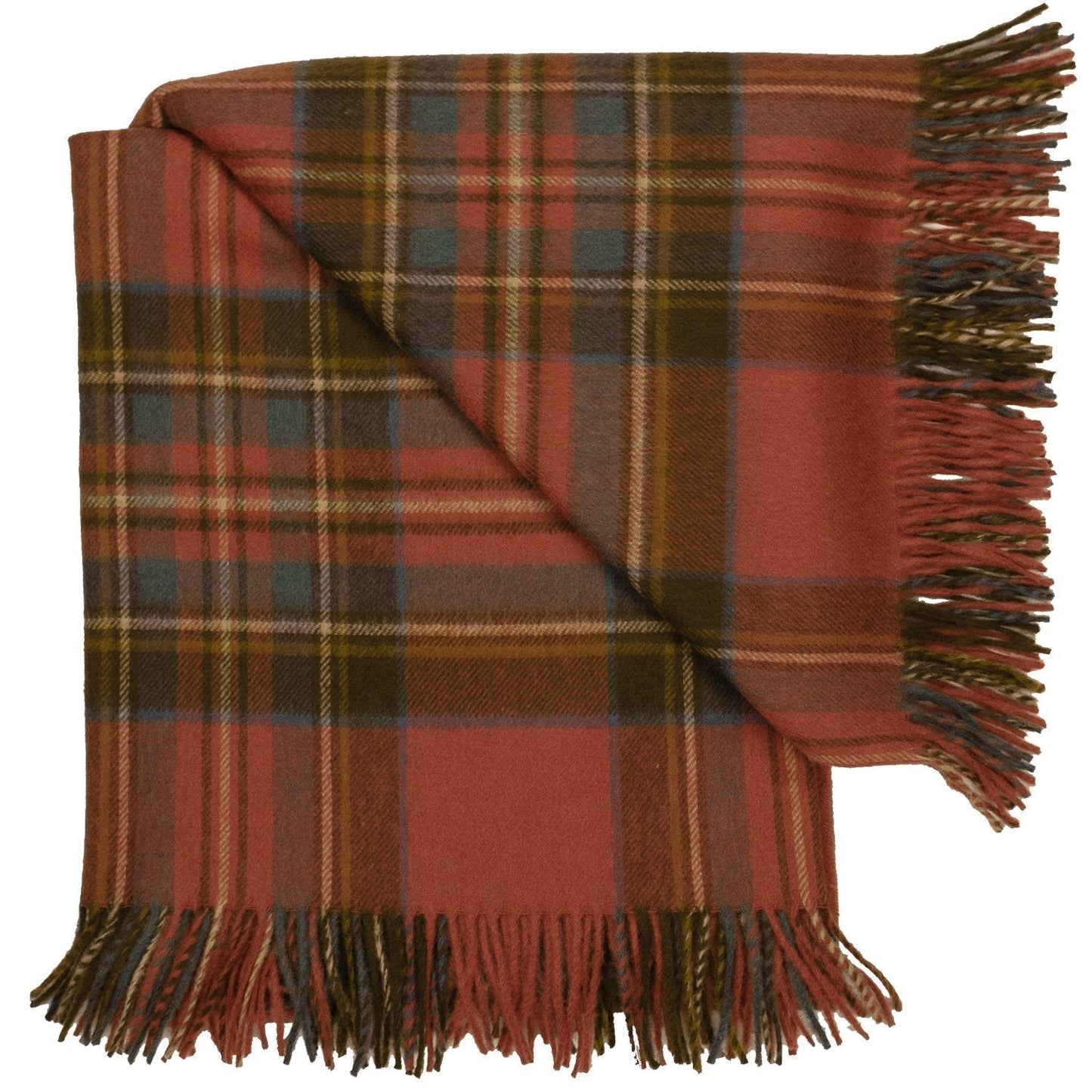 Prince of Scots Merino Wool Throw ~ Antique Royal Stewart ~