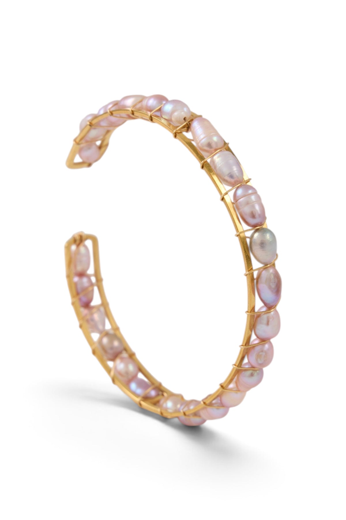 Freshwater Pearl Wrapped Cuff