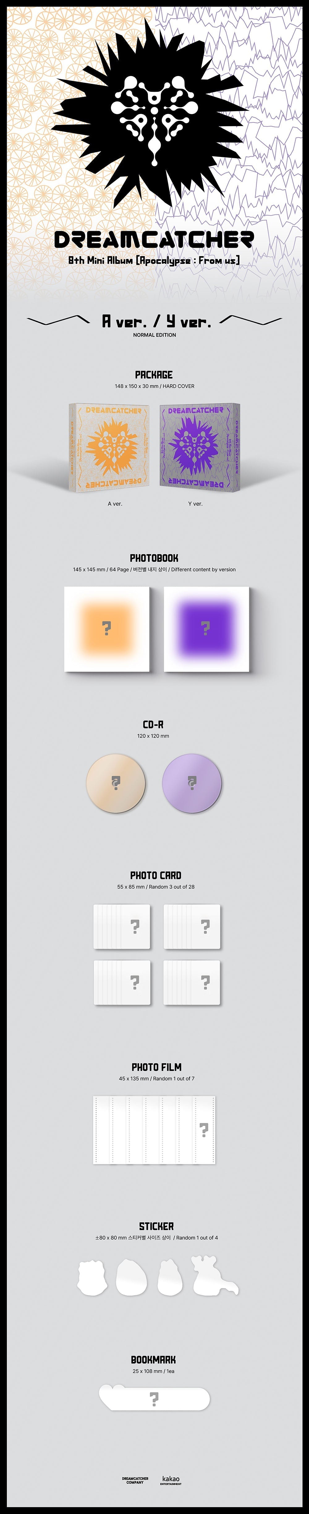 Dreamcatcher 8th Mini Album - Apocalypse From Us
