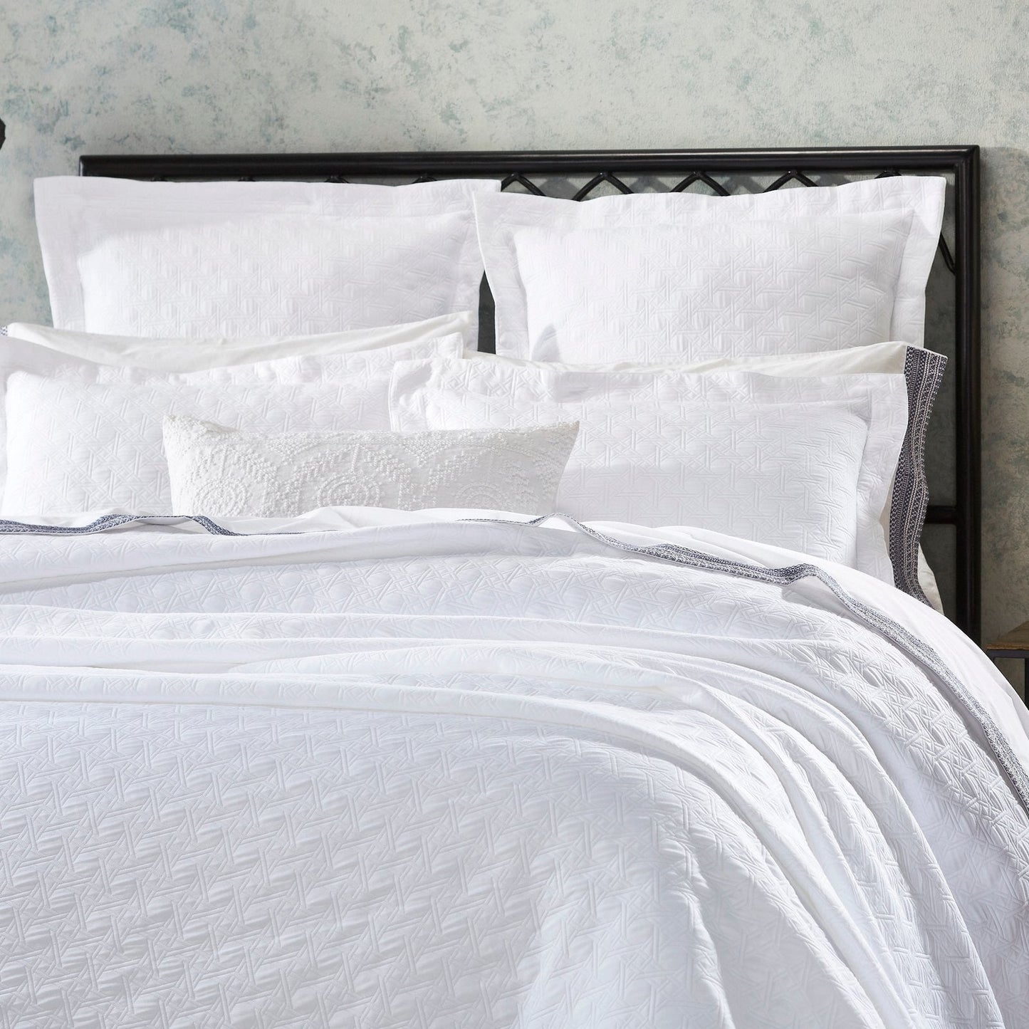 Frontier Geometric Matelasse Coverlet